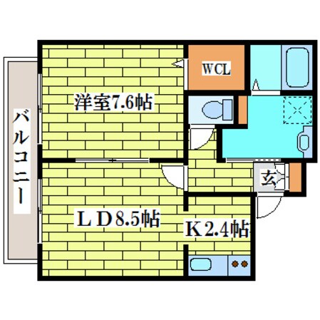 アフロディテの物件間取画像